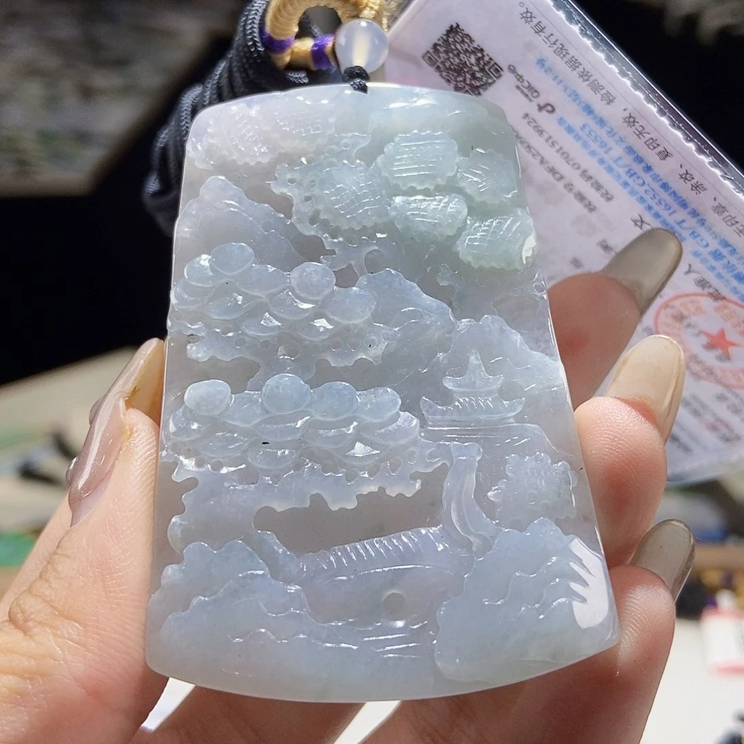 颈饰未镶嵌翡翠翡翠