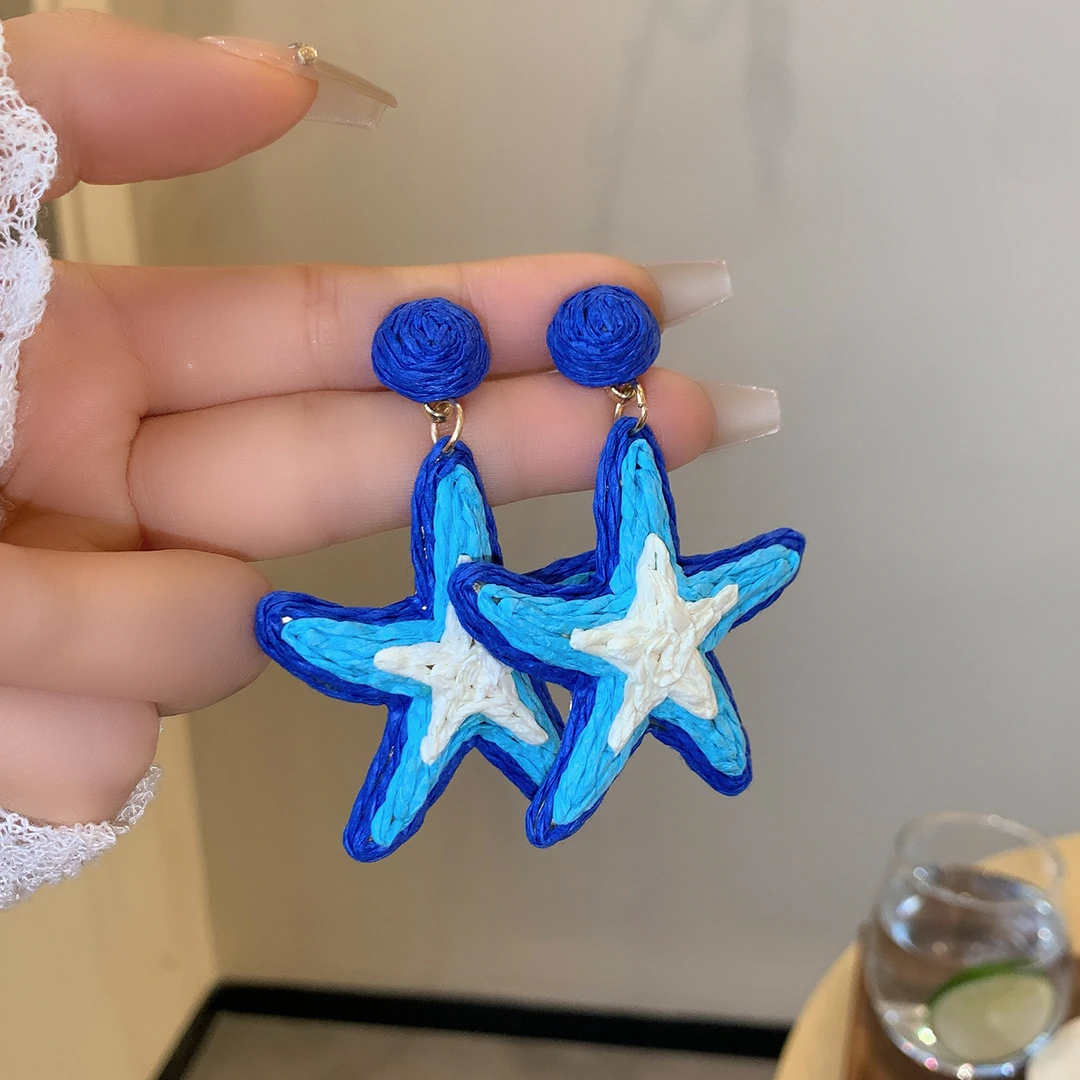 合金耳饰 「海星」手工耳坠 气质时尚网红耳钉可爱清新法式海边度假