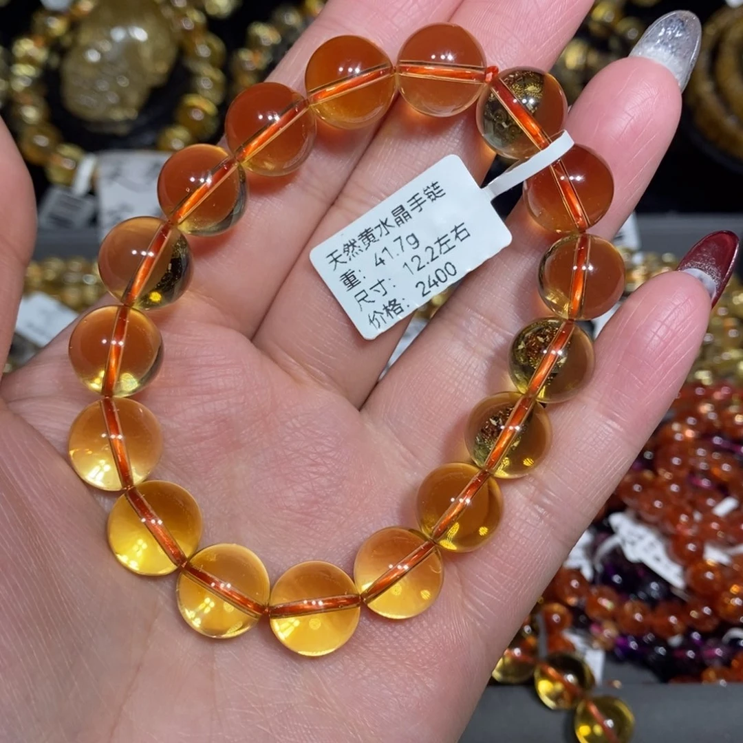 水晶手链未镶嵌暖**青