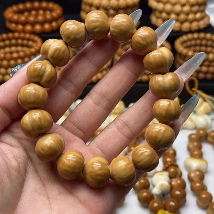 手串猴头核桃微瑕屁桃