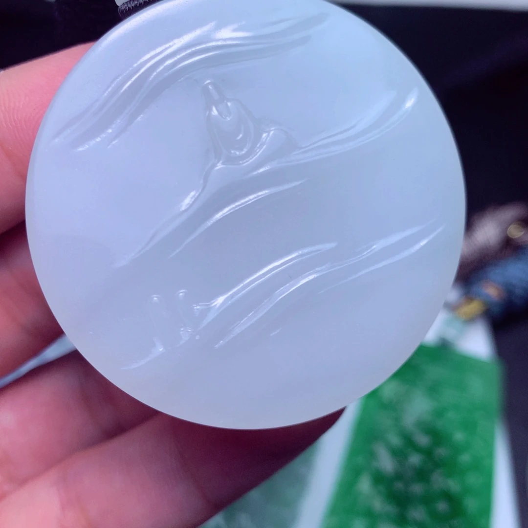 翡翠未镶嵌颈饰天然A货翡翠