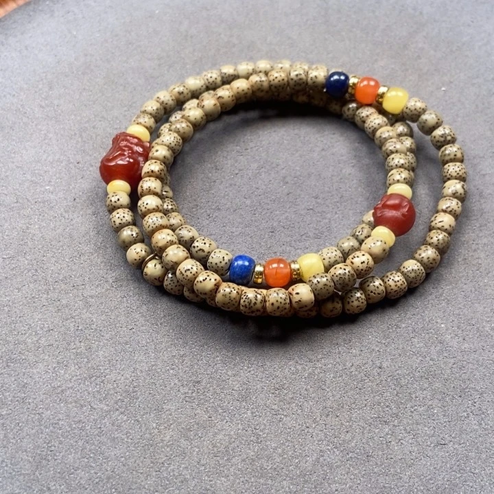 菩提把件未镶嵌星月菩提子