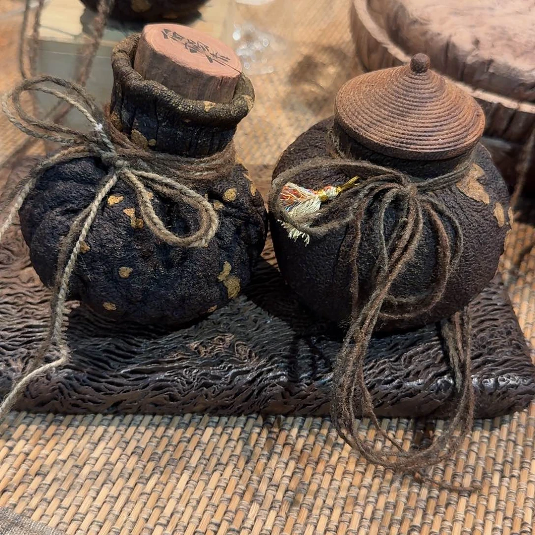 长*?手捏款柚子茶叶罐。