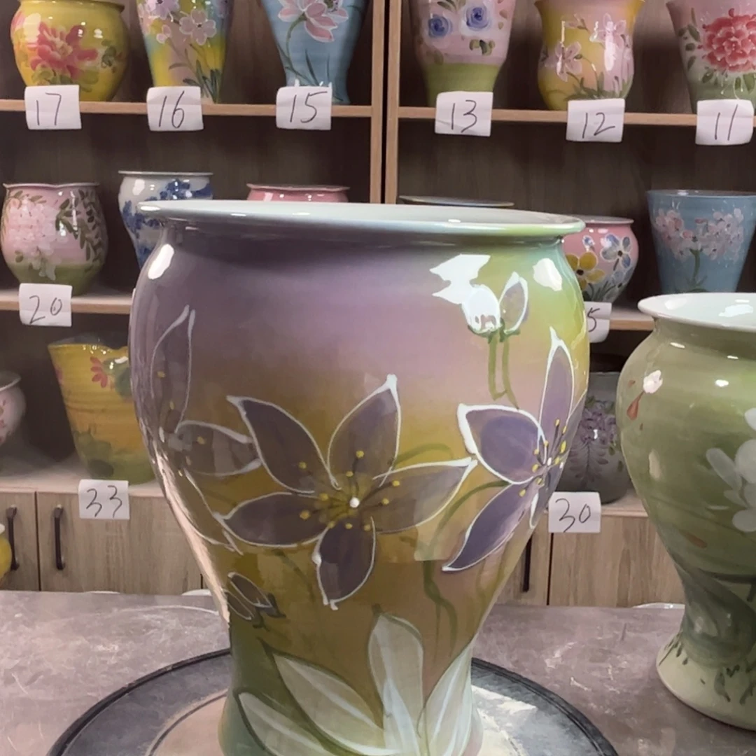 景德镇陶瓷花盆花盆