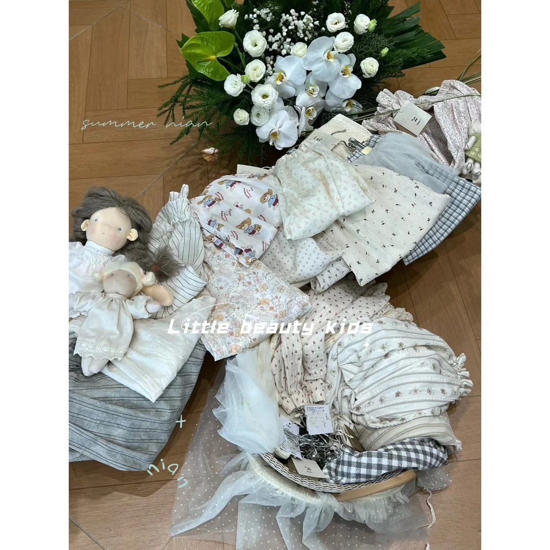 AC369~swmmer-念·25夏~韩版蝴蝶结防蚊裤F008