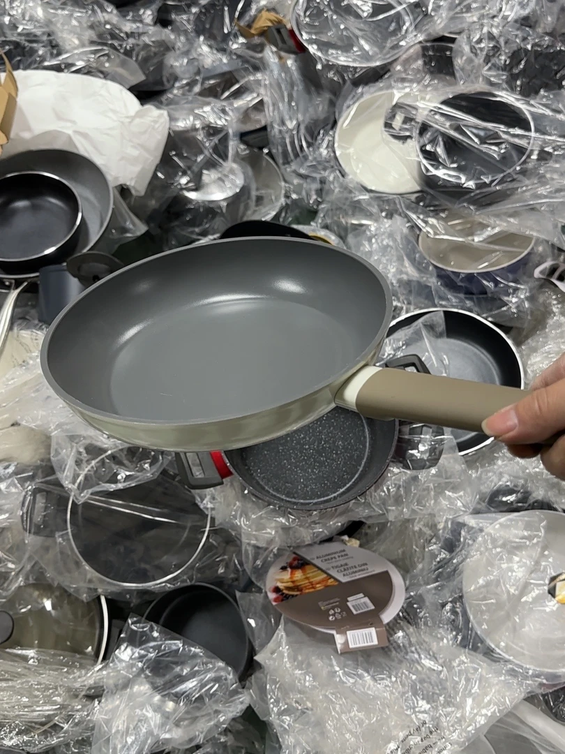 A80炒煎锅口径24cm，高度5cm,外贸尾货，介意勿拍