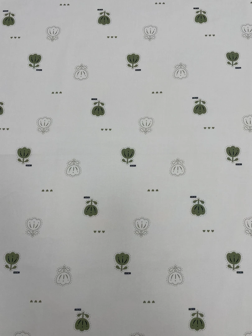 拍3米可以包邮  精品50支棉绸面料  浅粉底小花