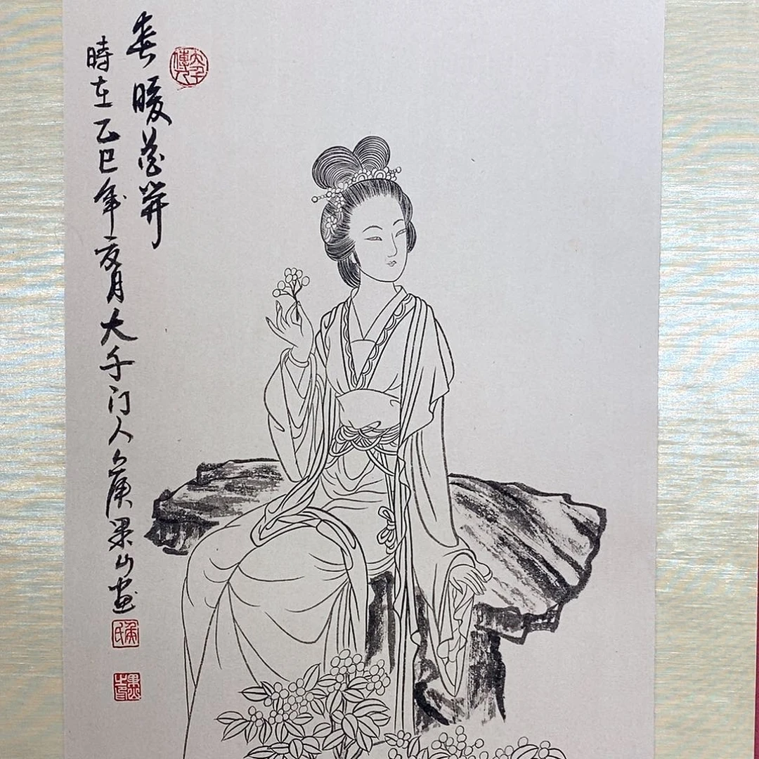 国画大风堂嫡传-侯果山老师作品路