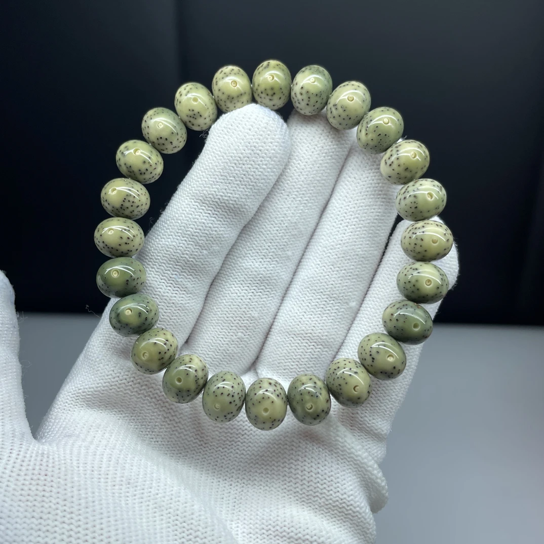 女士星月菩提手串11x9苹果珠一线天稀散细星