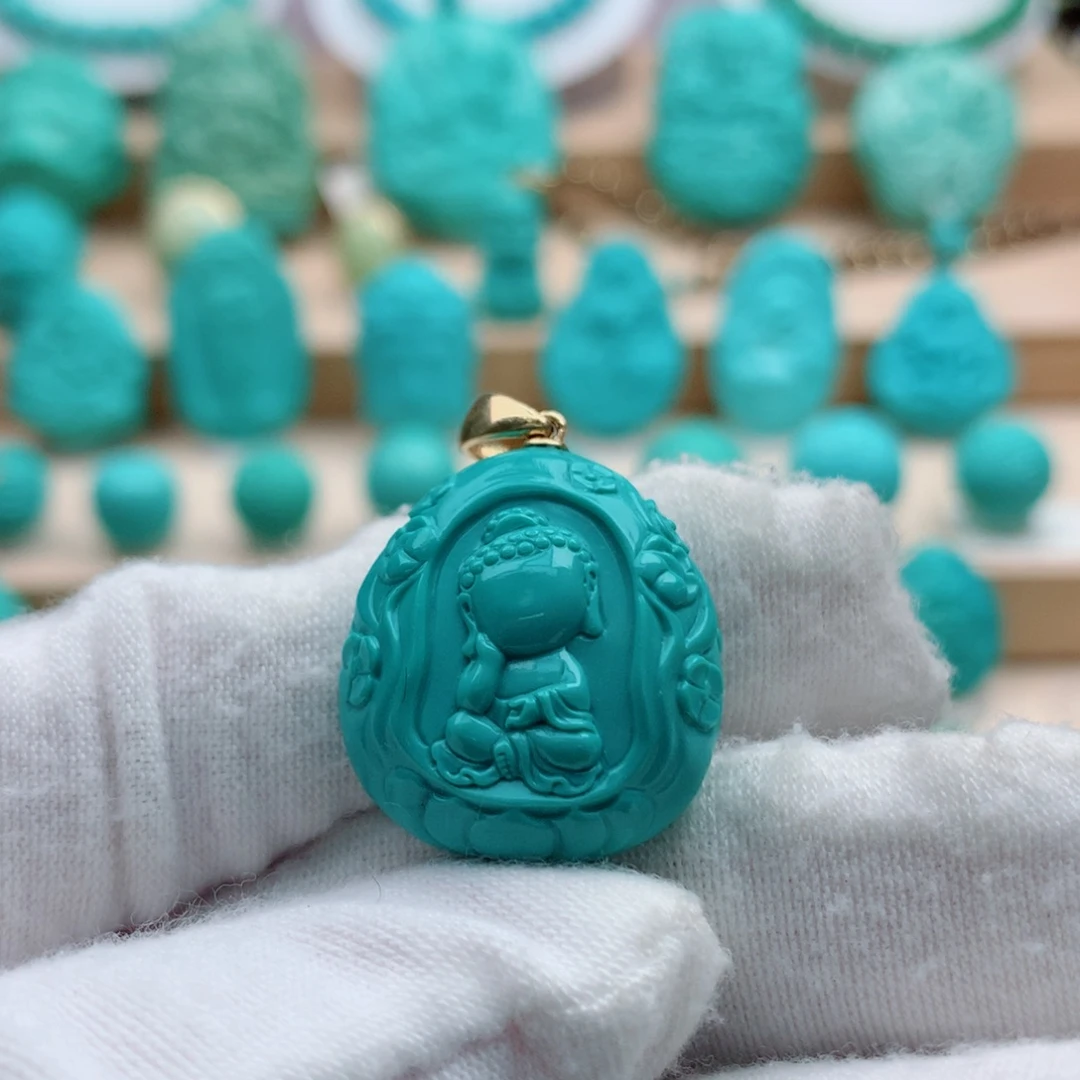 绿松石未镶嵌配饰