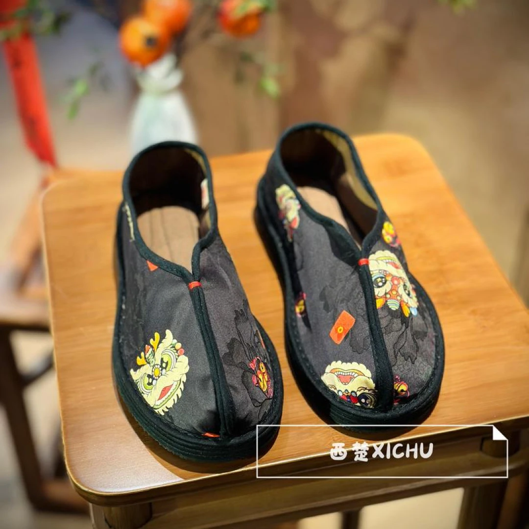 2025春款【小醒狮】西楚XICHU国潮手工千层底布鞋