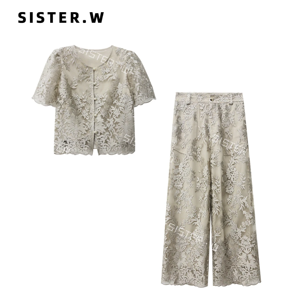 【no退no换】夏季新款简约大气短袖上衣裤子 3960