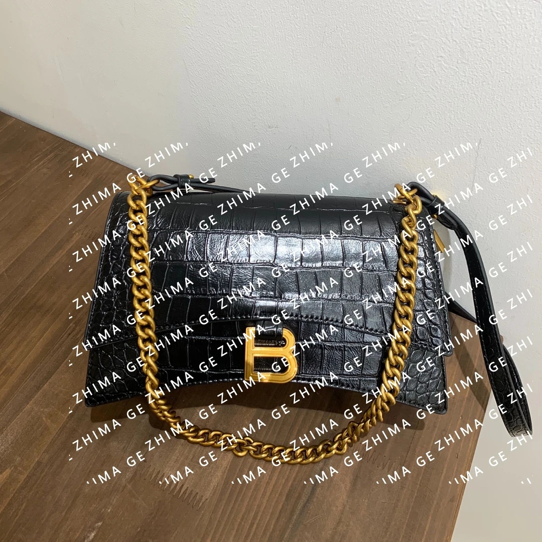 【芝麻集】BD-9945-黑色RAIN.CUN.简约腋下时尚斜跨轻奢女包