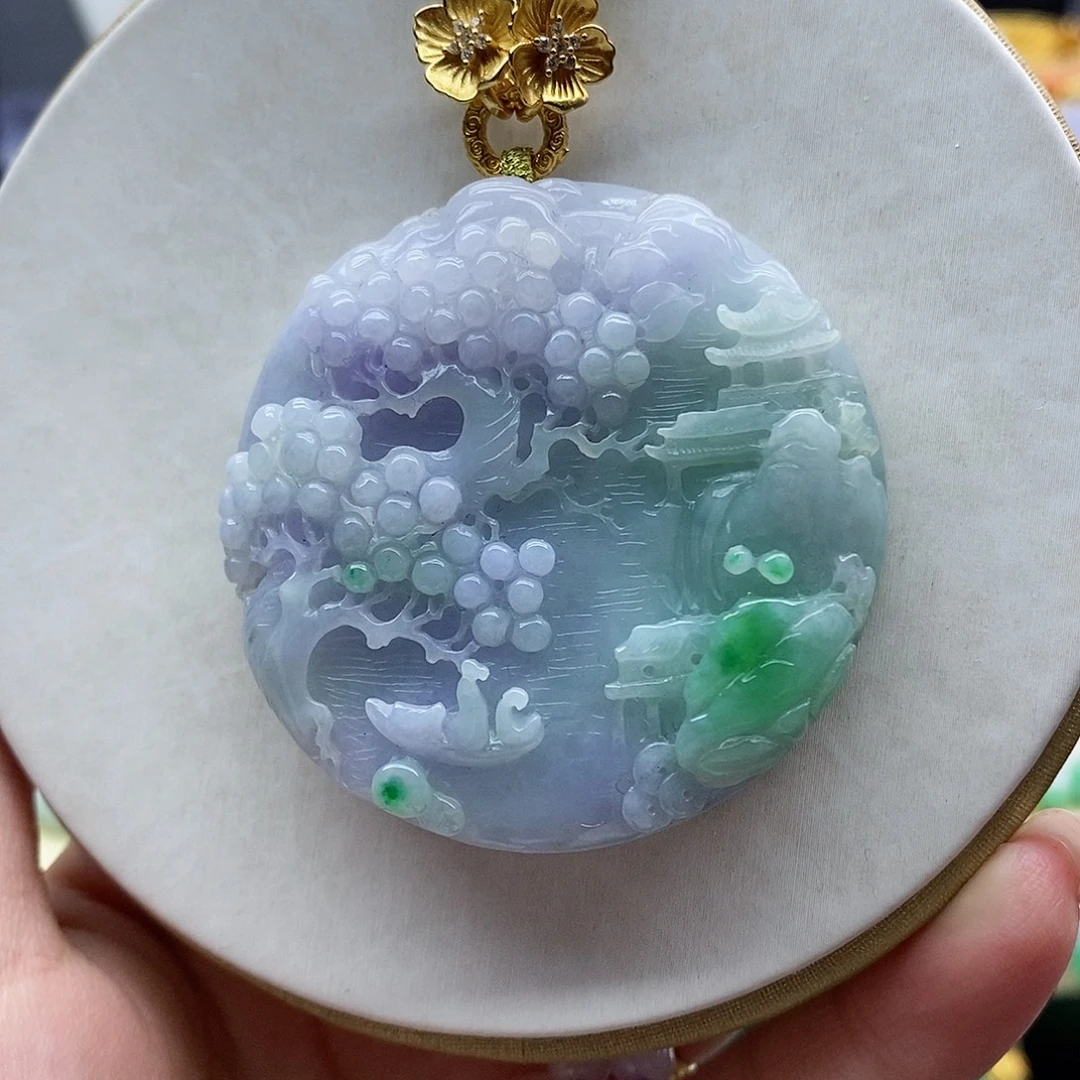 吊坠(赠链)未镶嵌翡翠