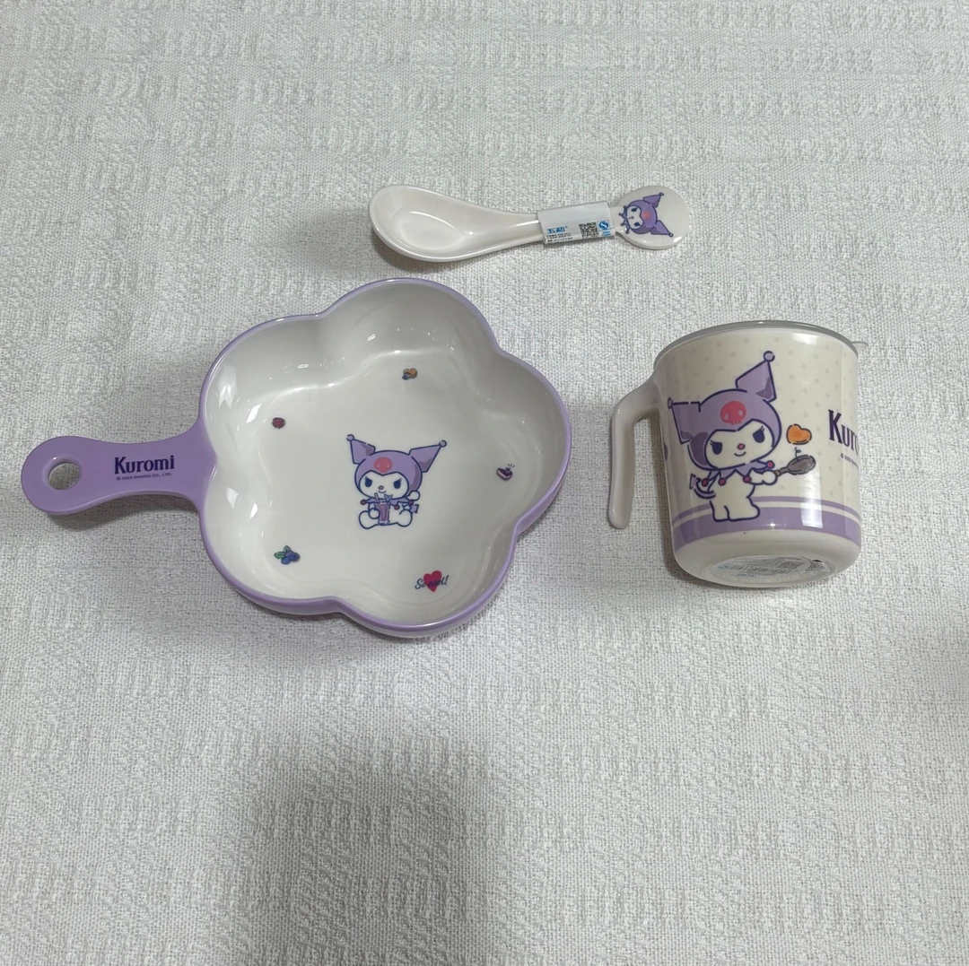 五和花瓣碗杯库洛米蜡笔小新美乐蒂凯蒂猫