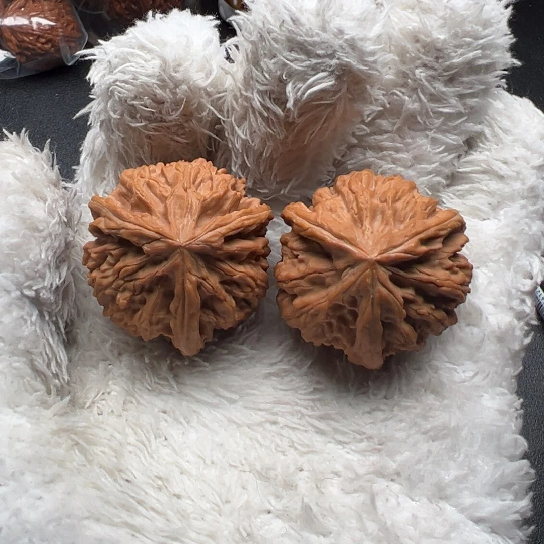 文玩核桃把件文山狮子头