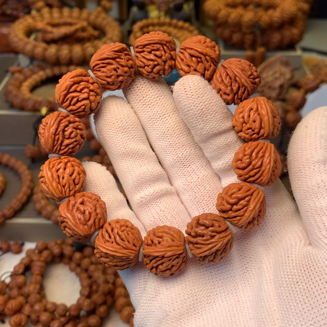 手串桃核秦岭龙纹