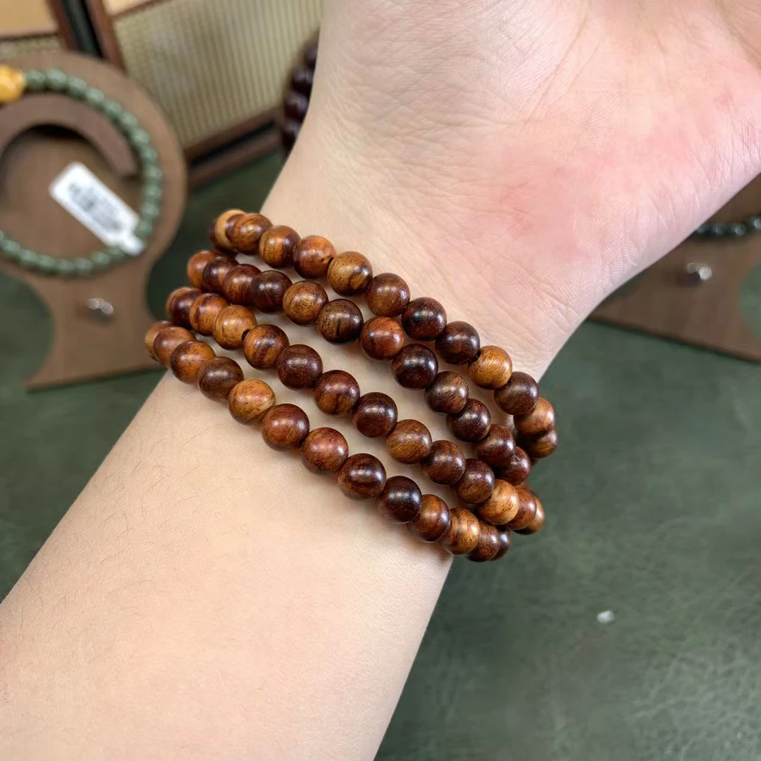 【欢姐专属】金丝檀多圈手串吊坠MK400