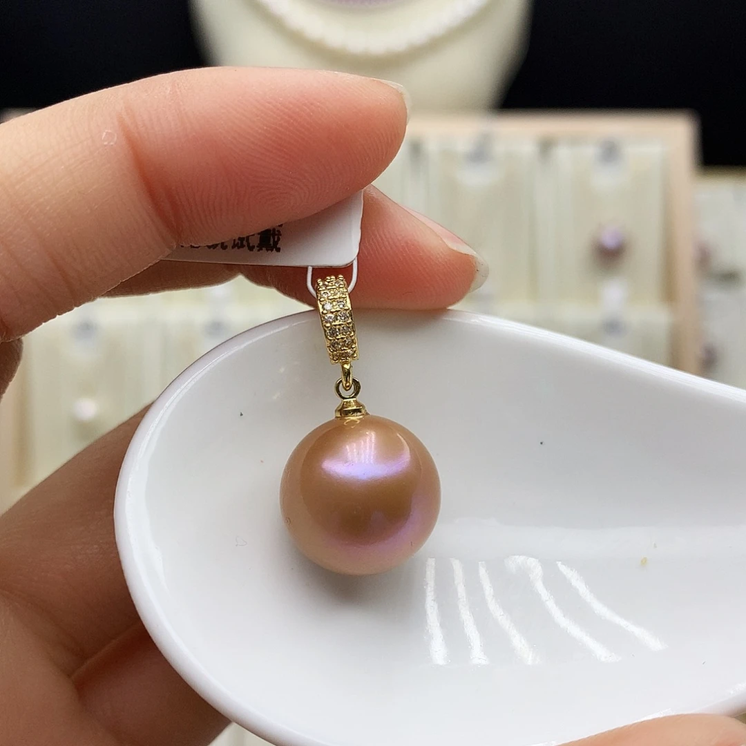 颈饰合金淡水珍珠