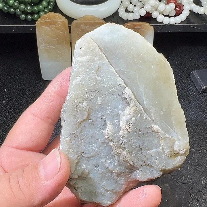 和田玉（糖玉）未镶嵌车挂