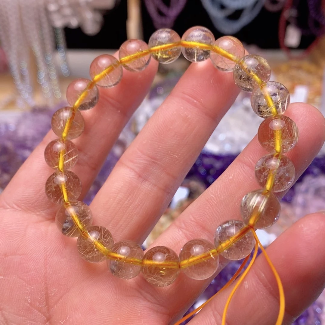 水晶手链未镶嵌情*发晶卡10