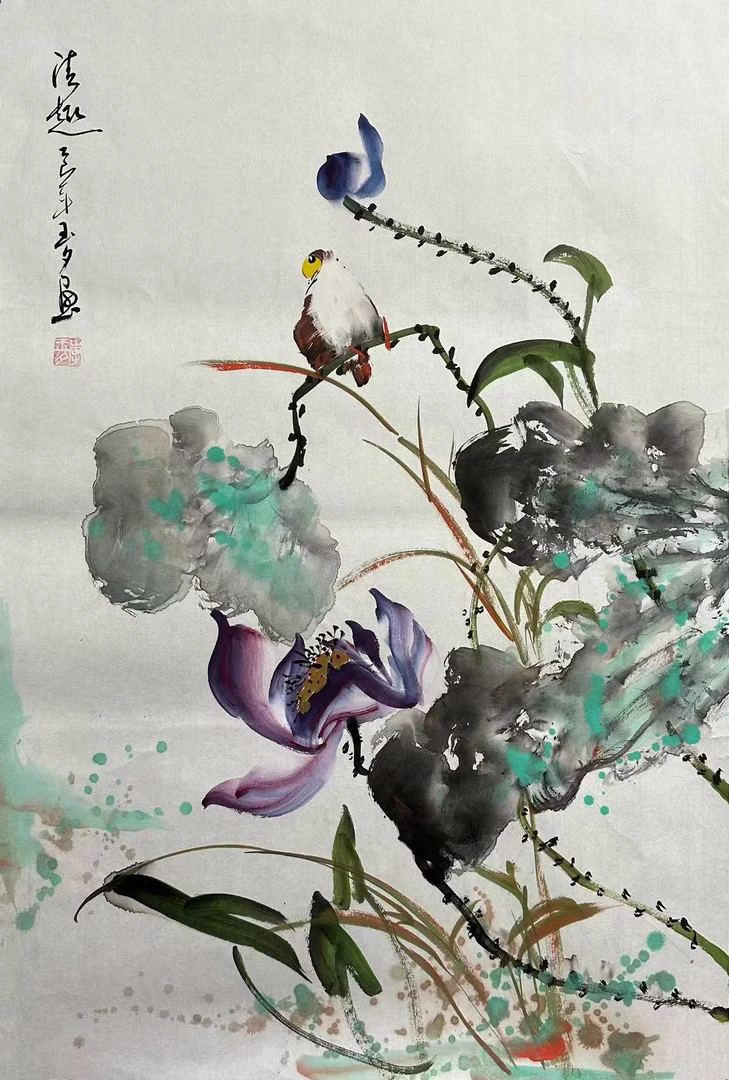 李玉夕《清趣右》45*68