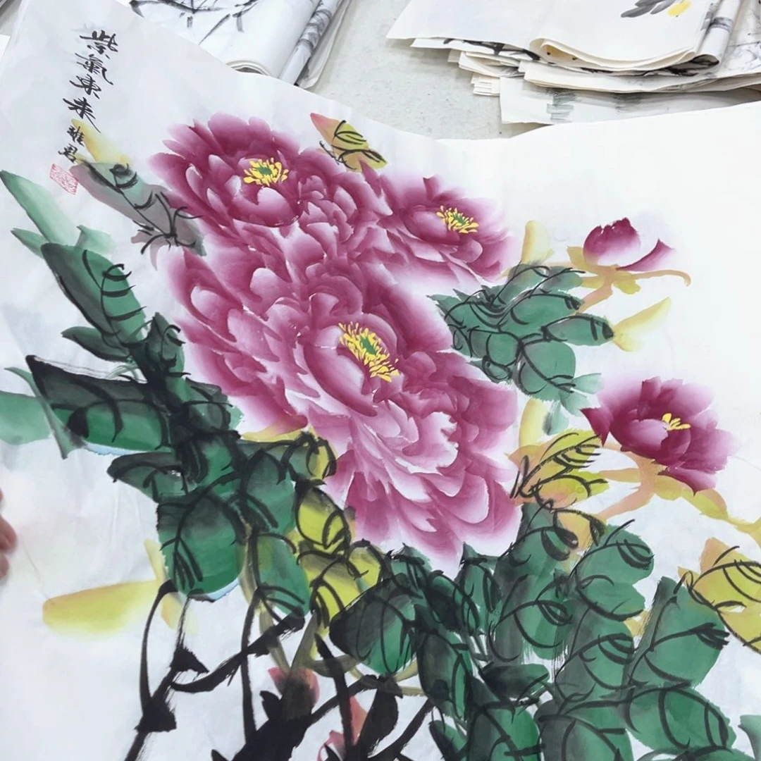 国画宣纸纯手绘字画