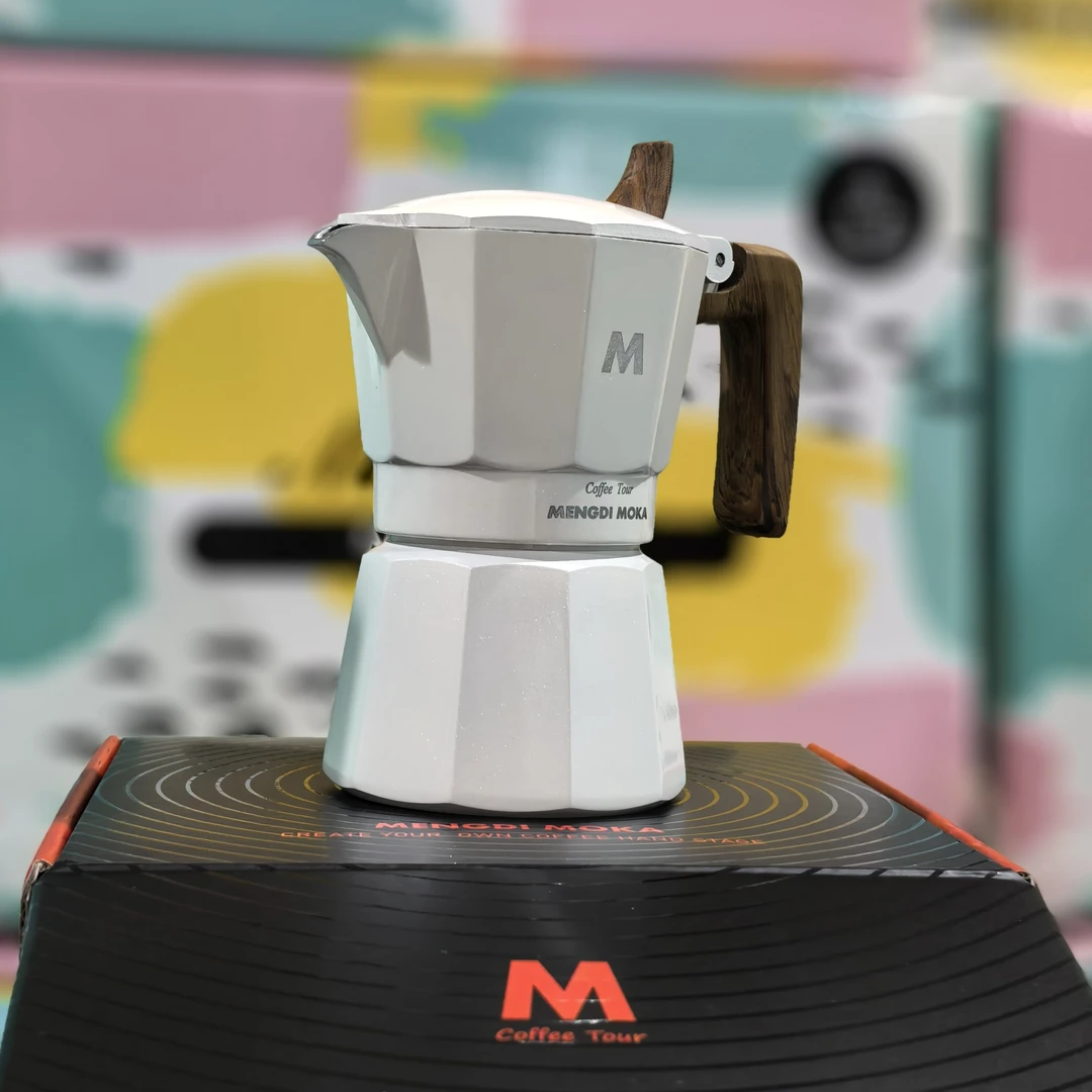 星月白第5代双阀摩卡壶双阀1人份5:99咖啡壶浓缩咖啡壶摩卡壶