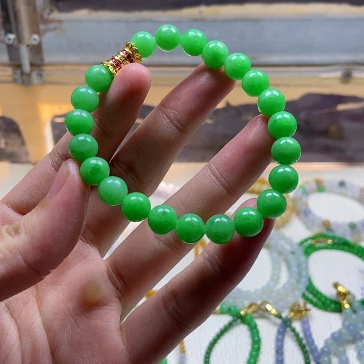 定制翡翠未镶嵌缅甸翡翠A货卡8.6