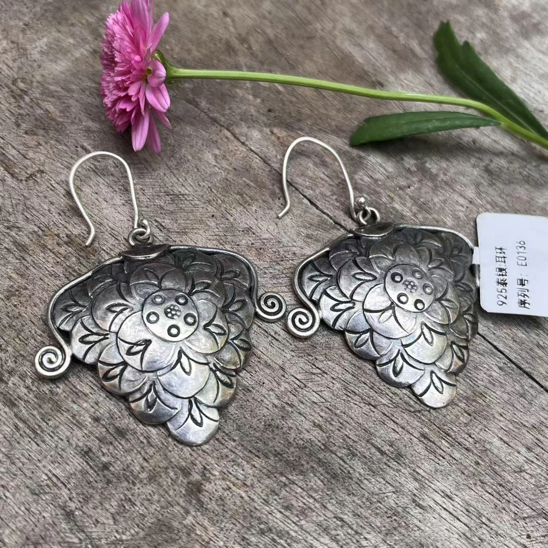 925银耳饰 【四两】泰国手工925银饰耳环