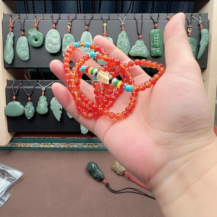 玛瑙/玉髓手链未镶嵌