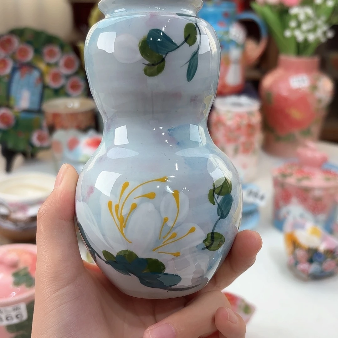 景德镇手绘高温釉下彩陶瓷茶具