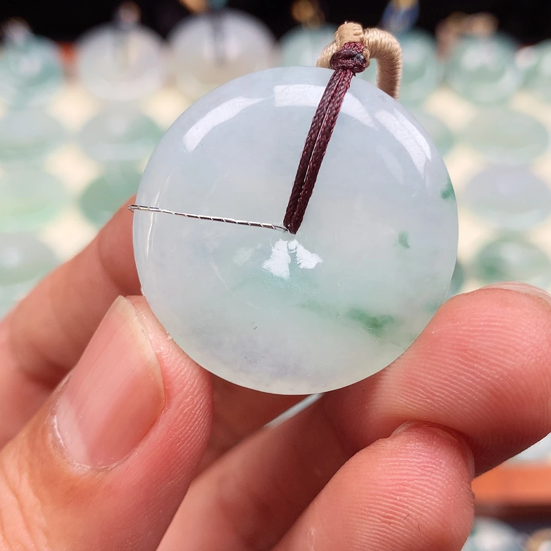 颈饰未镶嵌翡翠30.8-5.8mm