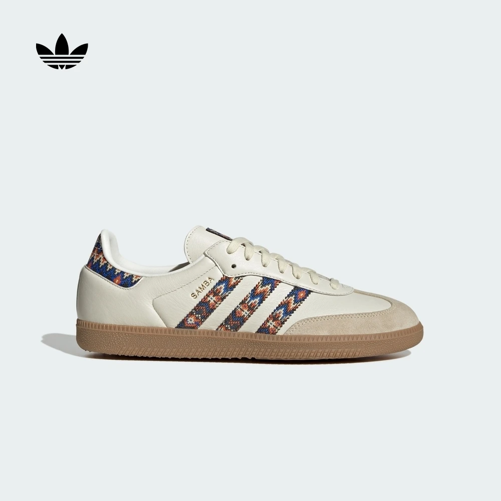 阿迪达斯三叶草「T头鞋」SAMBA OG经典板鞋德训鞋男女新款 JQ0014