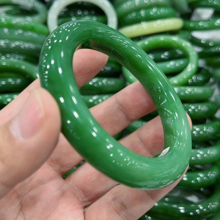 和田玉手镯未镶嵌希*54.5～0