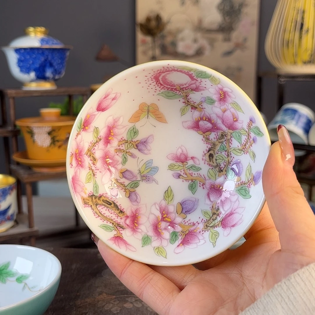 杯景德镇陶瓷茶杯多人