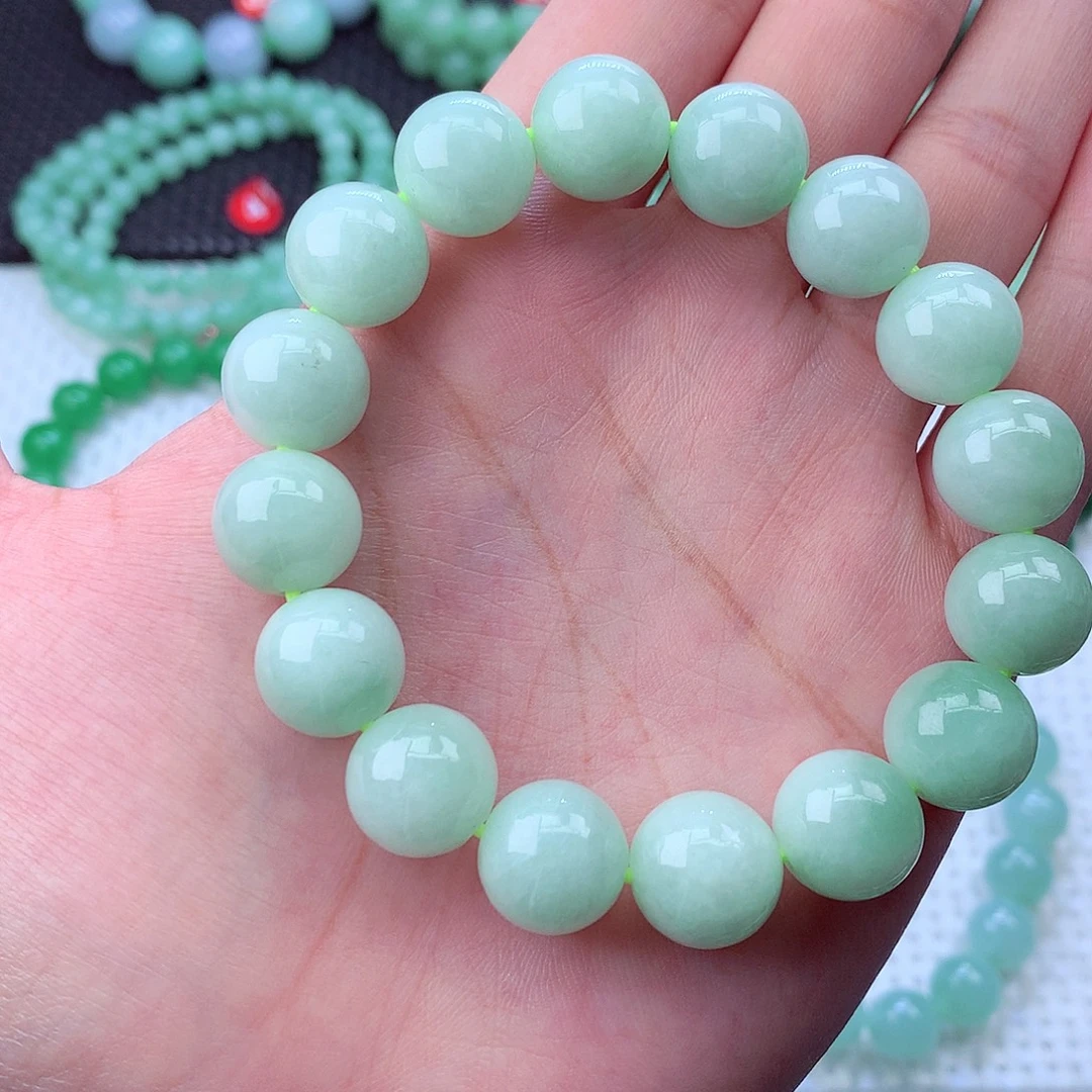 翡翠未镶嵌毛衣链