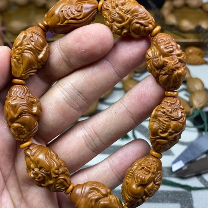 橄榄核手串/手链橄榄核雕工艺手串