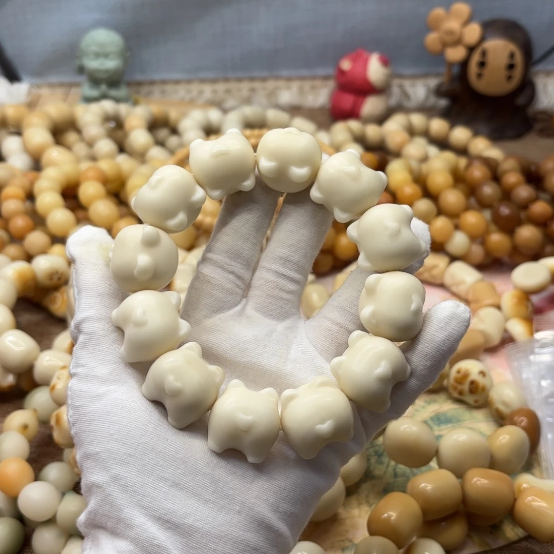 吊坠菩提根/象牙果24干磨牙果柯基687
