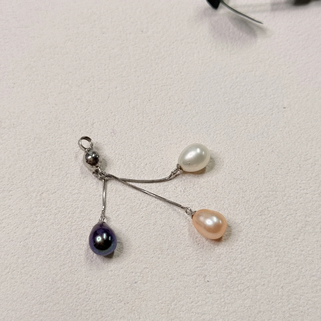 95新  【六六中古】孤品淡水珍珠吊坠ew565带链