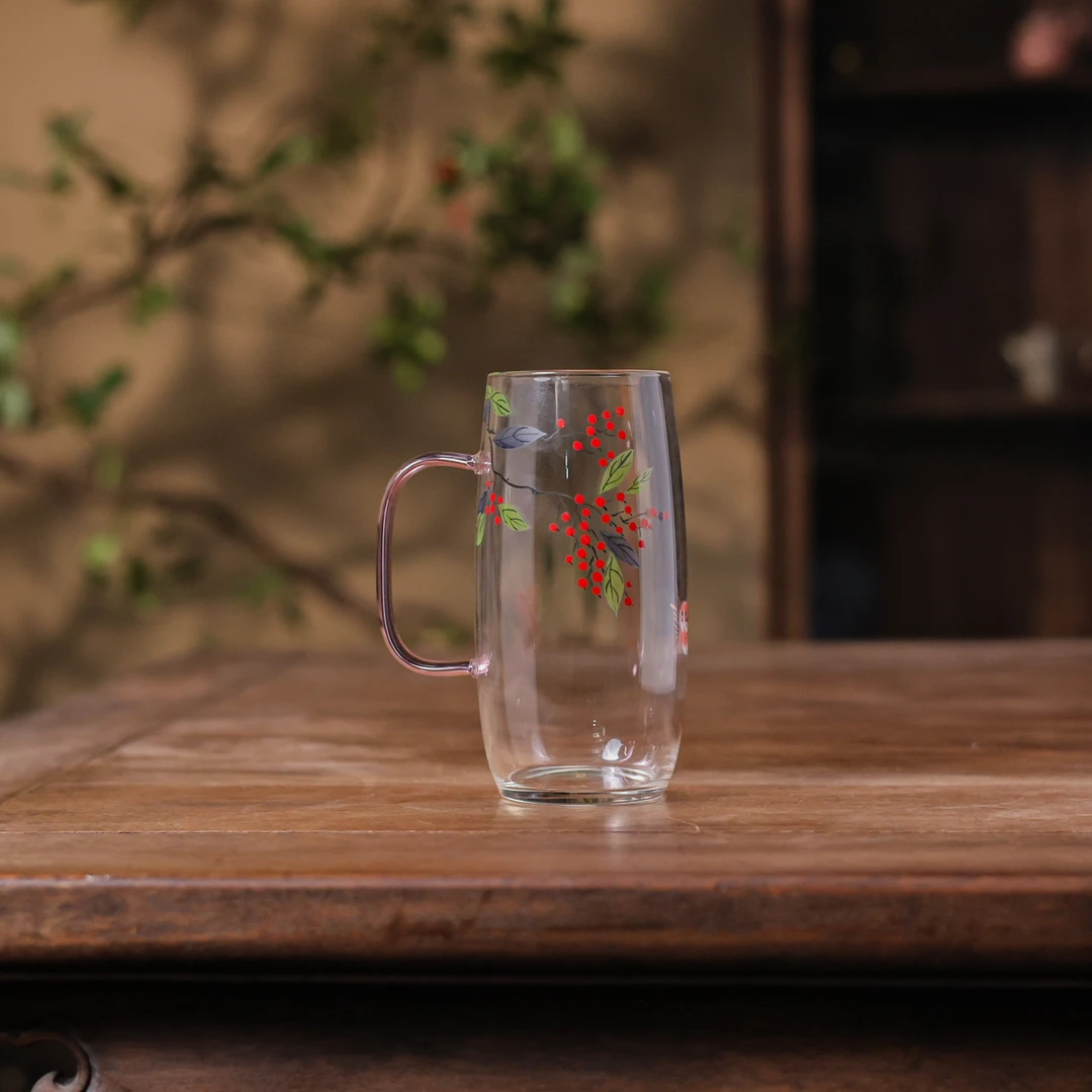 纳兰 莓枝灵雀水杯（物肆0229）