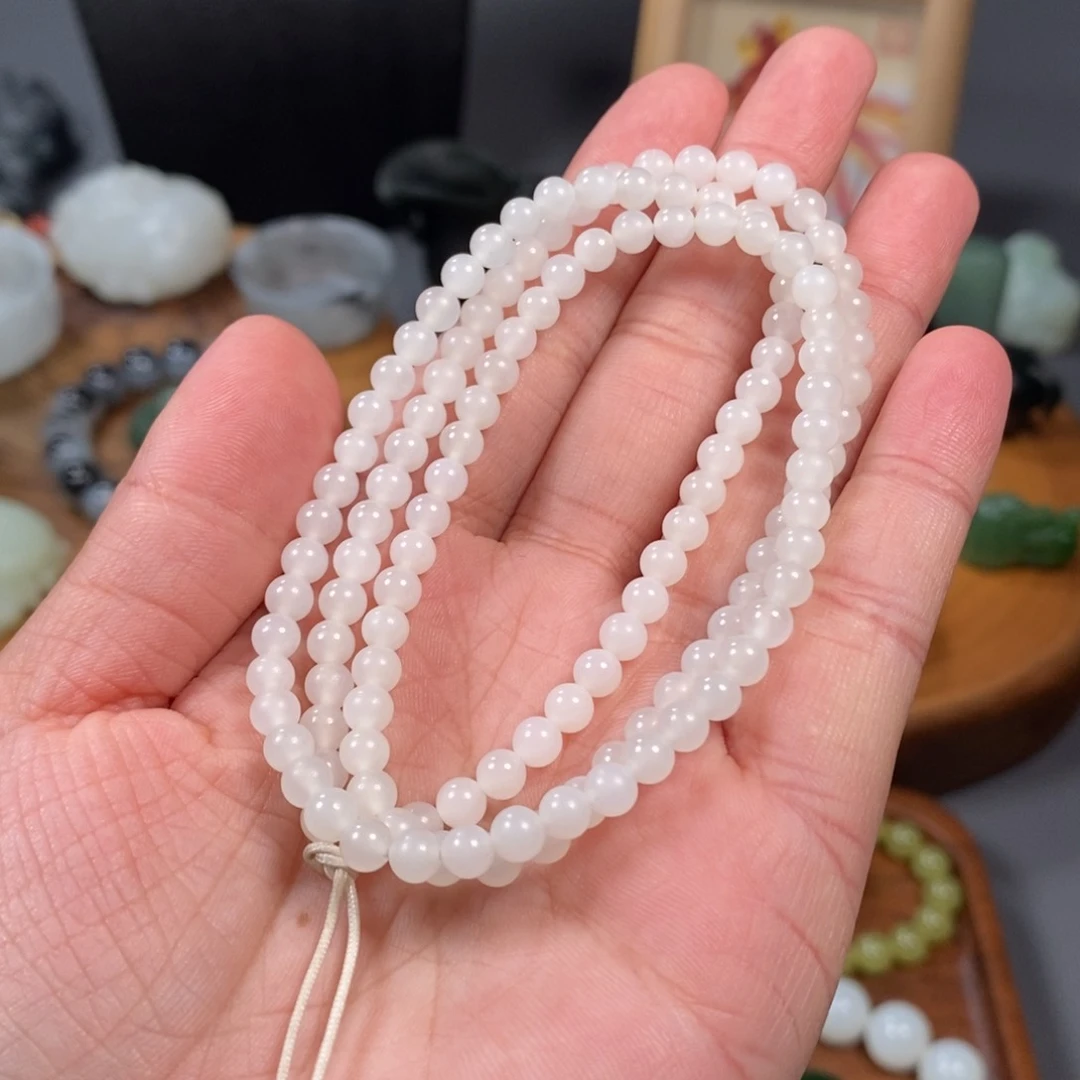 未镶嵌手链和田玉慢***吞