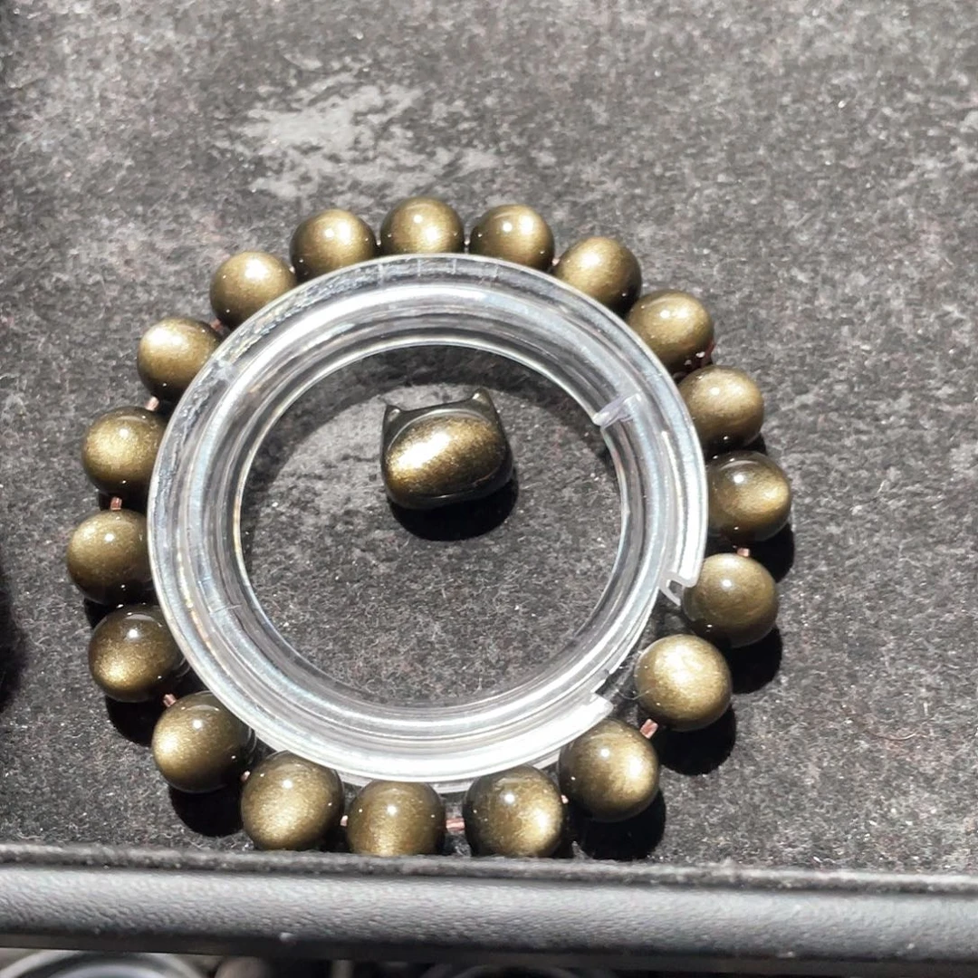 黑曜岩手链未镶嵌鹰****家