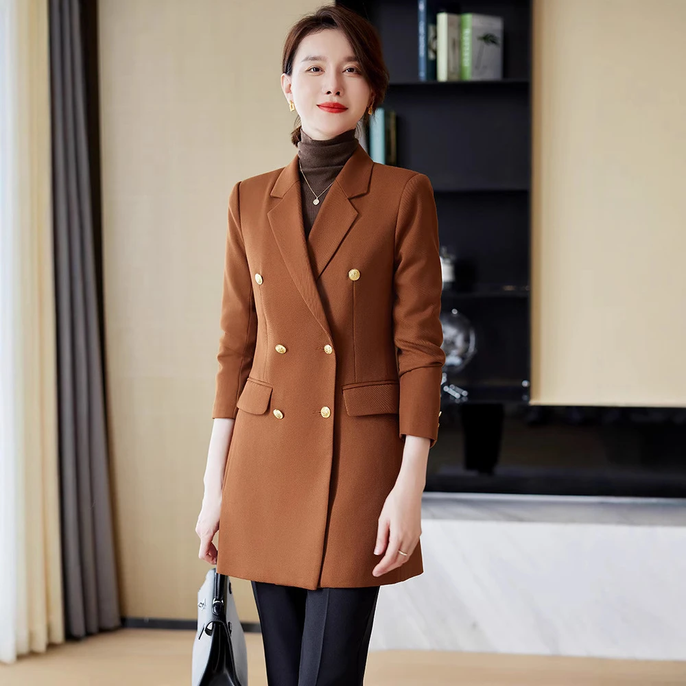风衣女款长袖今年流行卡其色小个子中长款大衣外套2023秋冬新款春