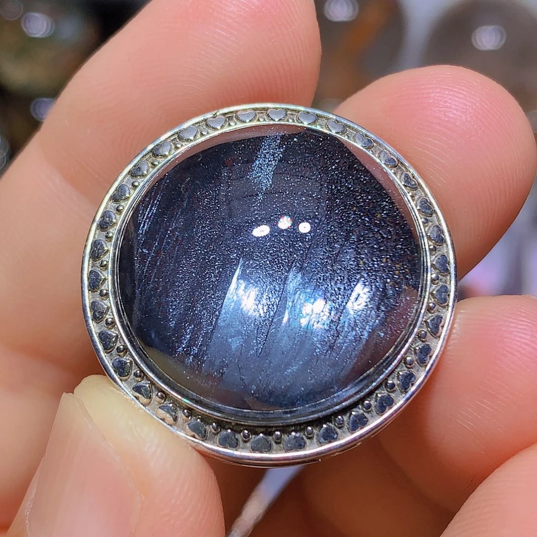 银S925镶嵌吊坠(不含链)水晶