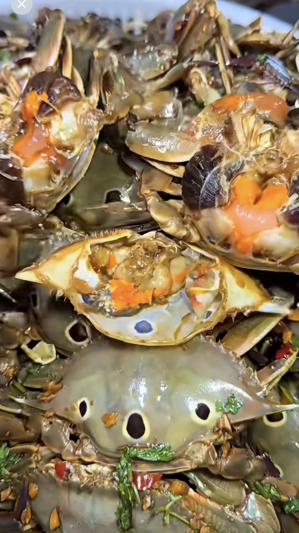 海陆丰 生腌 酱香三目蟹 干盐三目蟹