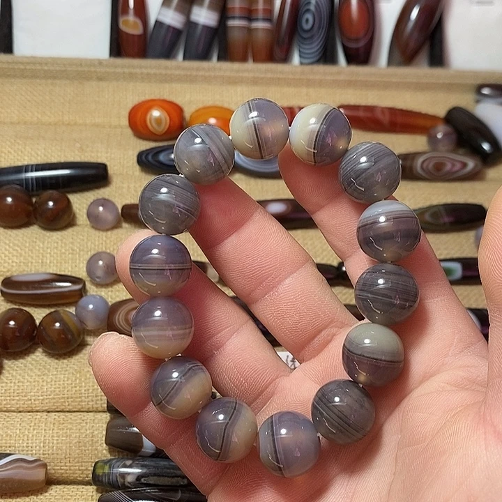 玛瑙/玉髓合金颈饰