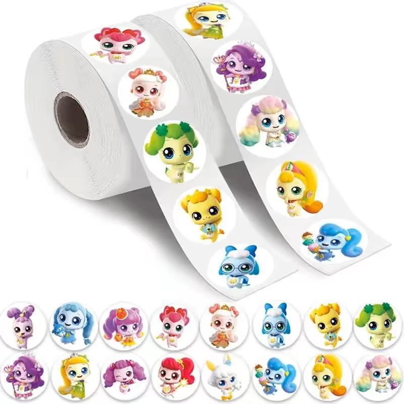 奇妙梦可贴纸爱心萌可儿童卡通玩具装饰表扬贴幼儿园奖励封口贴画