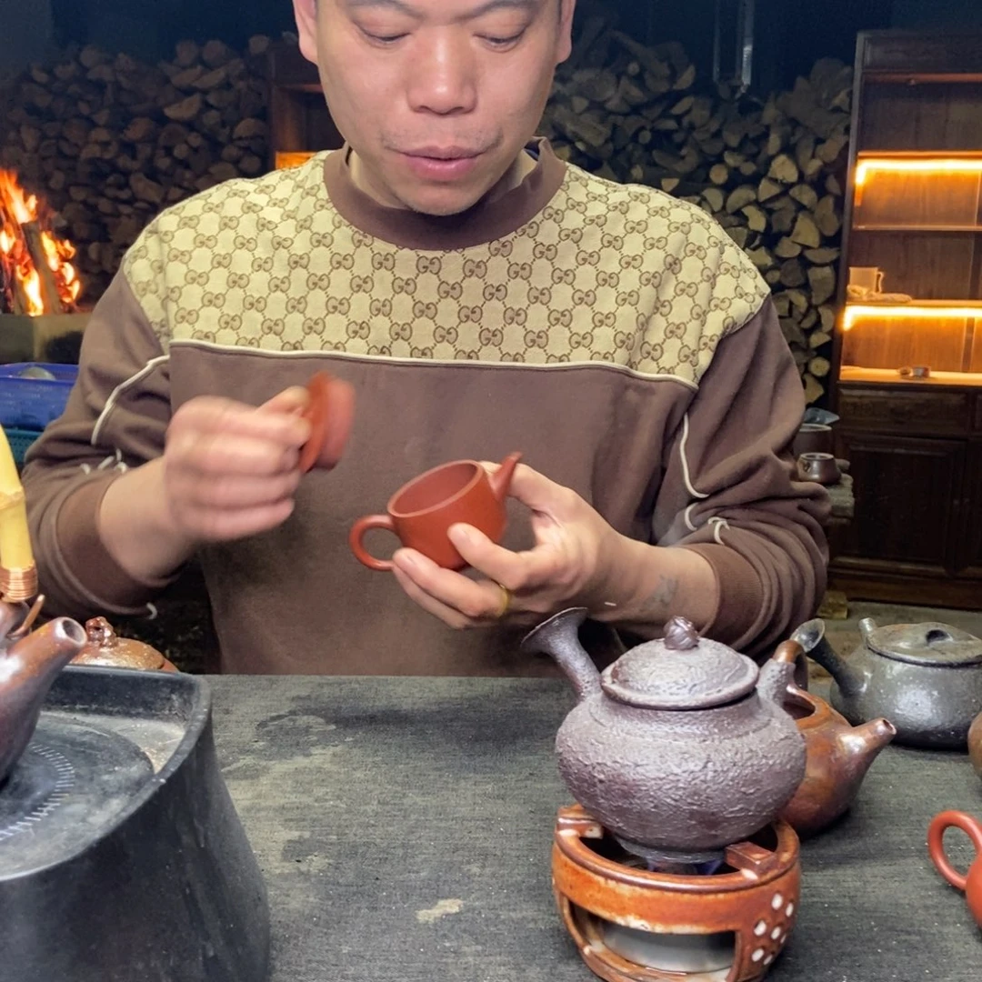 紫砂柴烧紫砂茶具