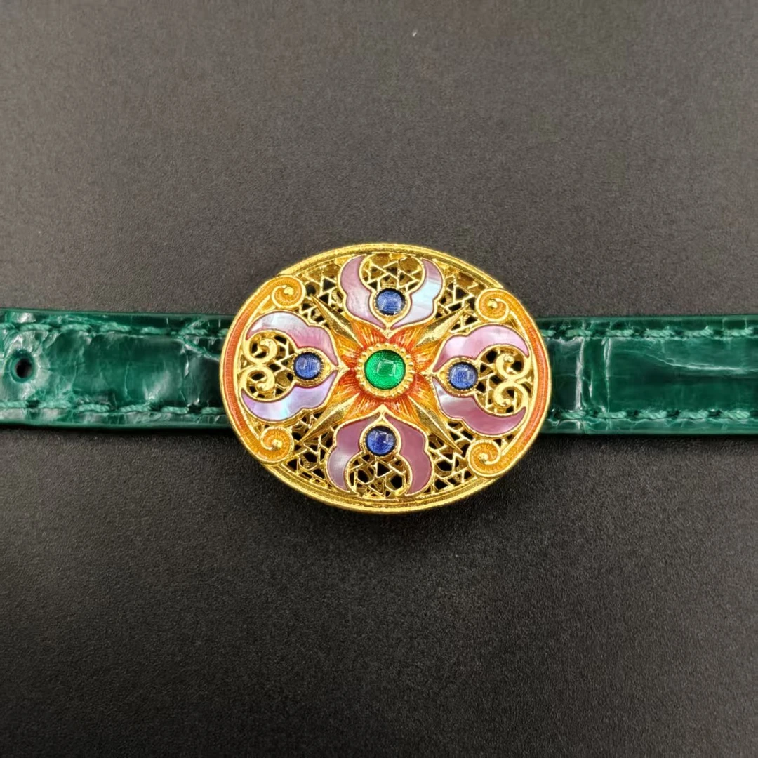 【恒潮珠宝】8.26g足金古法手链H0964807